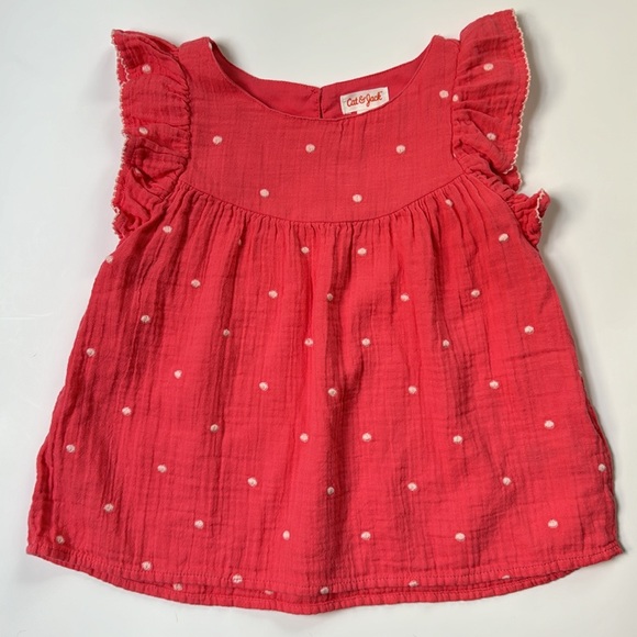 Cat and Jack Girls’ Gauze Short Set Size 6/7 (small) - Picture 12 of 16